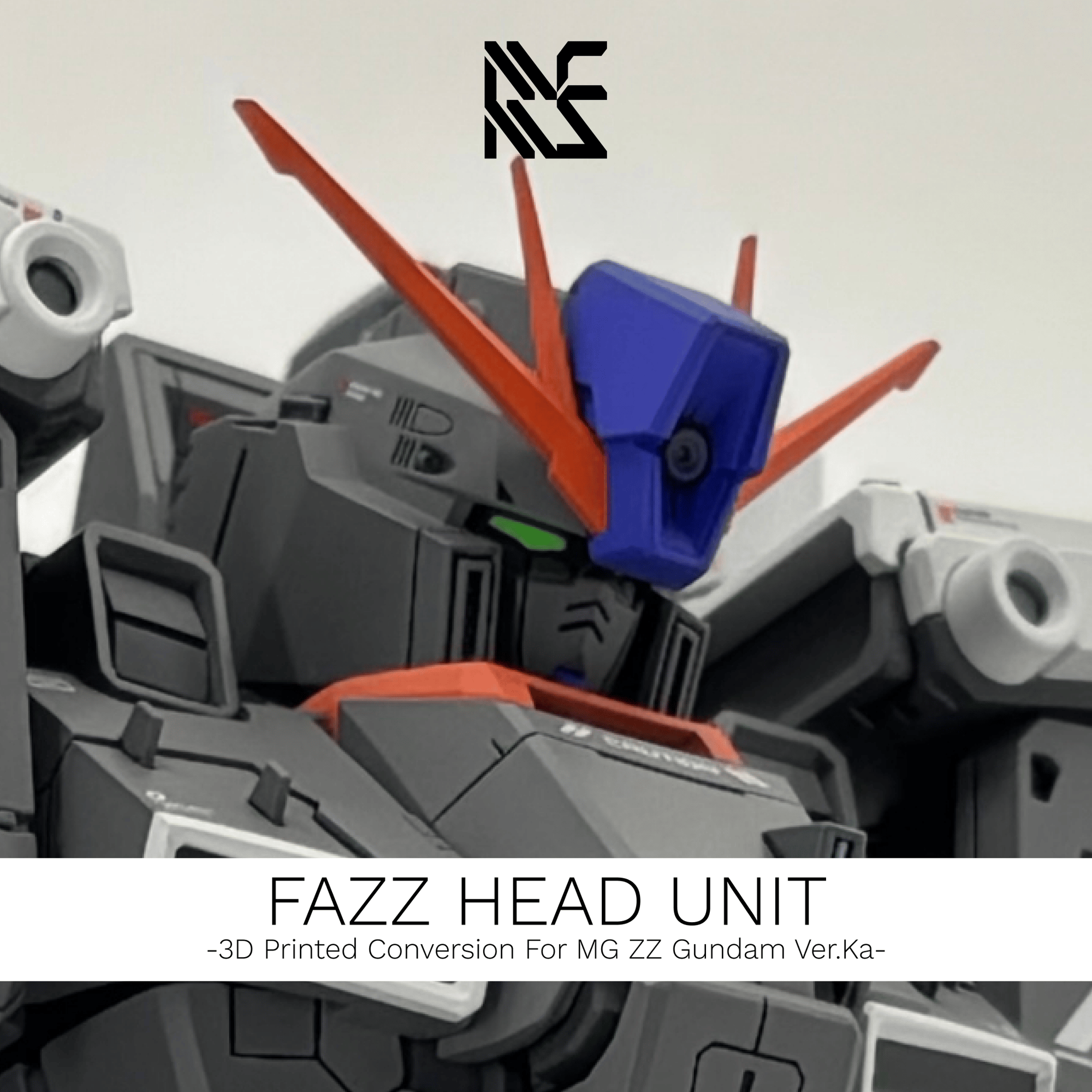 1/100 FAZZ Detail Up Head (for MG ZZ Ver.Ka) | MCMS 1/100 FAZZ Detail Up Head (for MG ZZ Ver.Ka) | MCMS